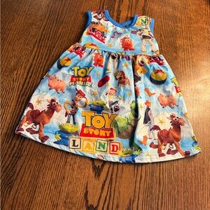 Toy Story Mania Kids Dress - Blue